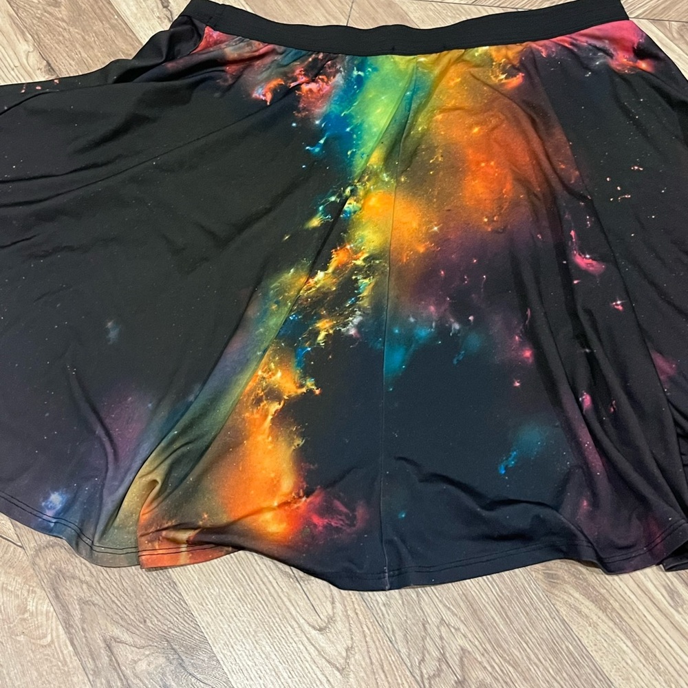 Plus size skater skirt